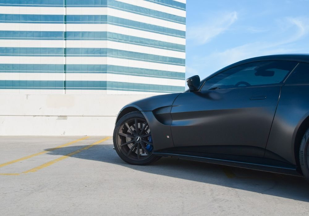 Aston Martin Vantage Front View | Apex Exotic Rentals