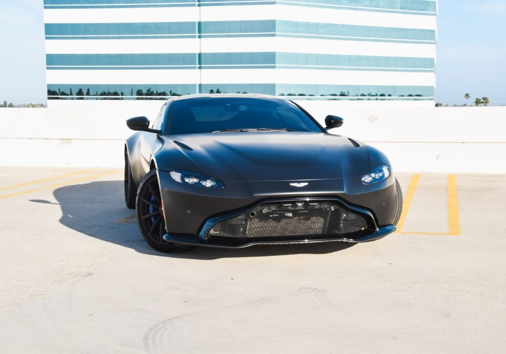 Aston Martin Vantage Front View | Apex Exotic Rentals