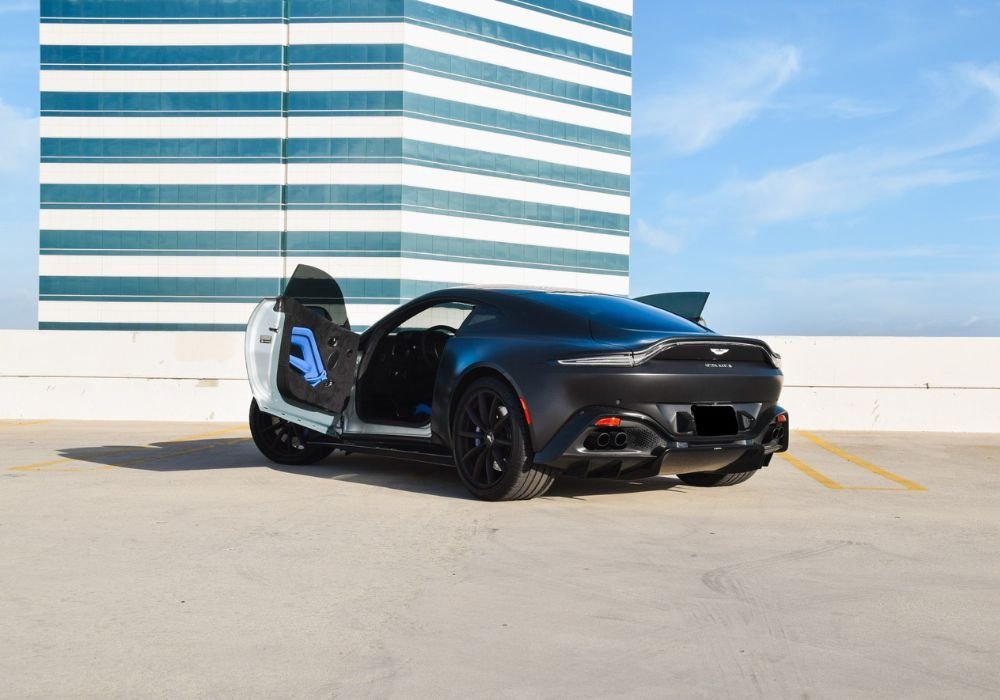 Aston Martin Vantage Front View | Apex Exotic Rentals