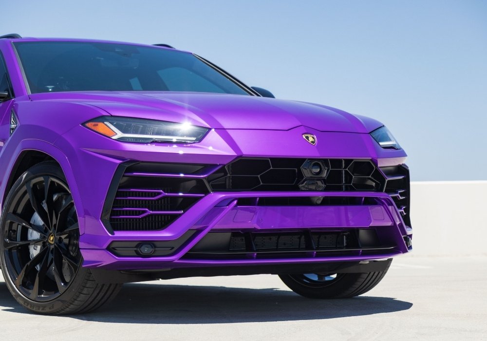 Lamborghini Urus Purple . White Rental | Apex Exotic Rentals