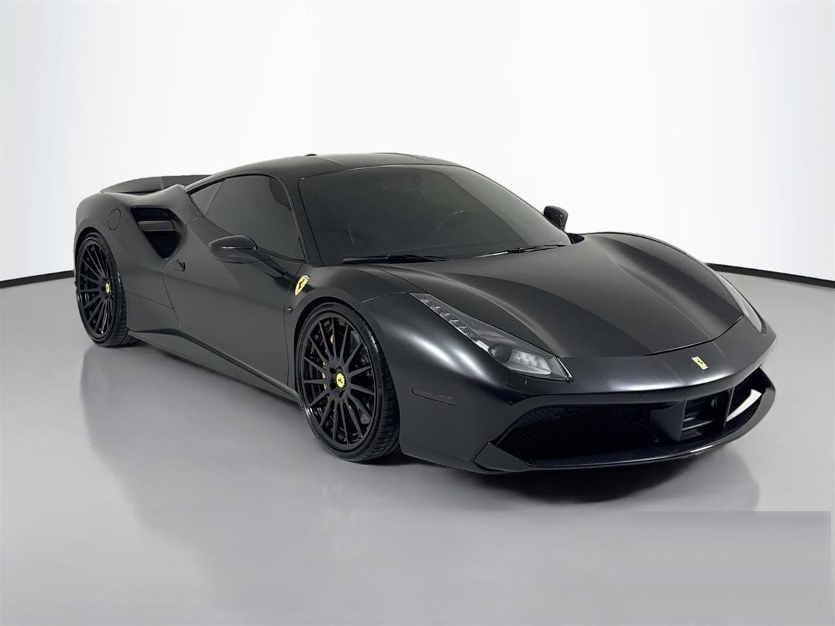 Ferrari 488 GTB in satin black